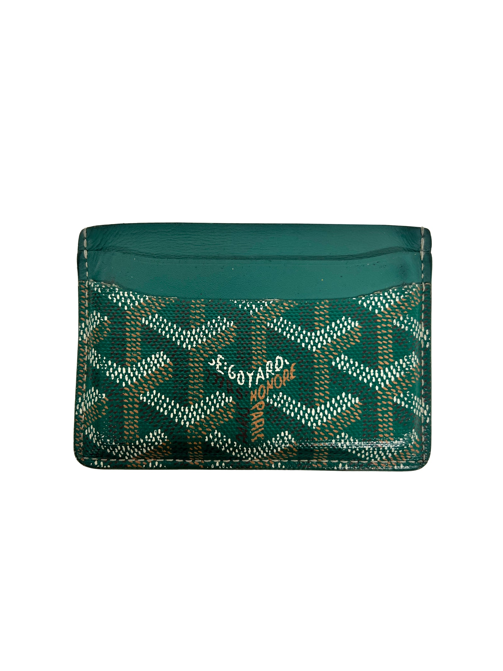 Goyard Card Wallet Green