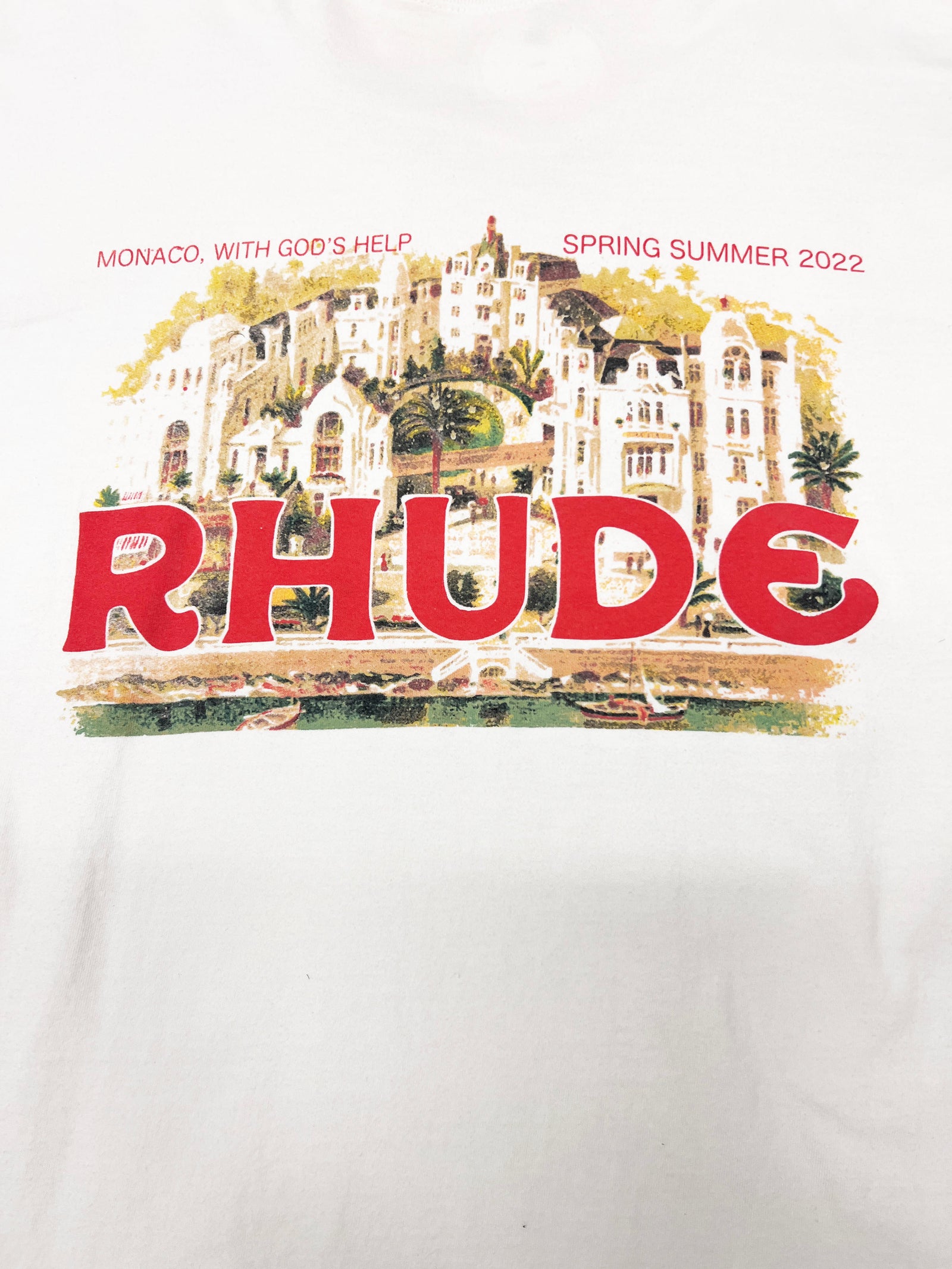 Rhude Monaco SS22 T-Shirt Size X-Large