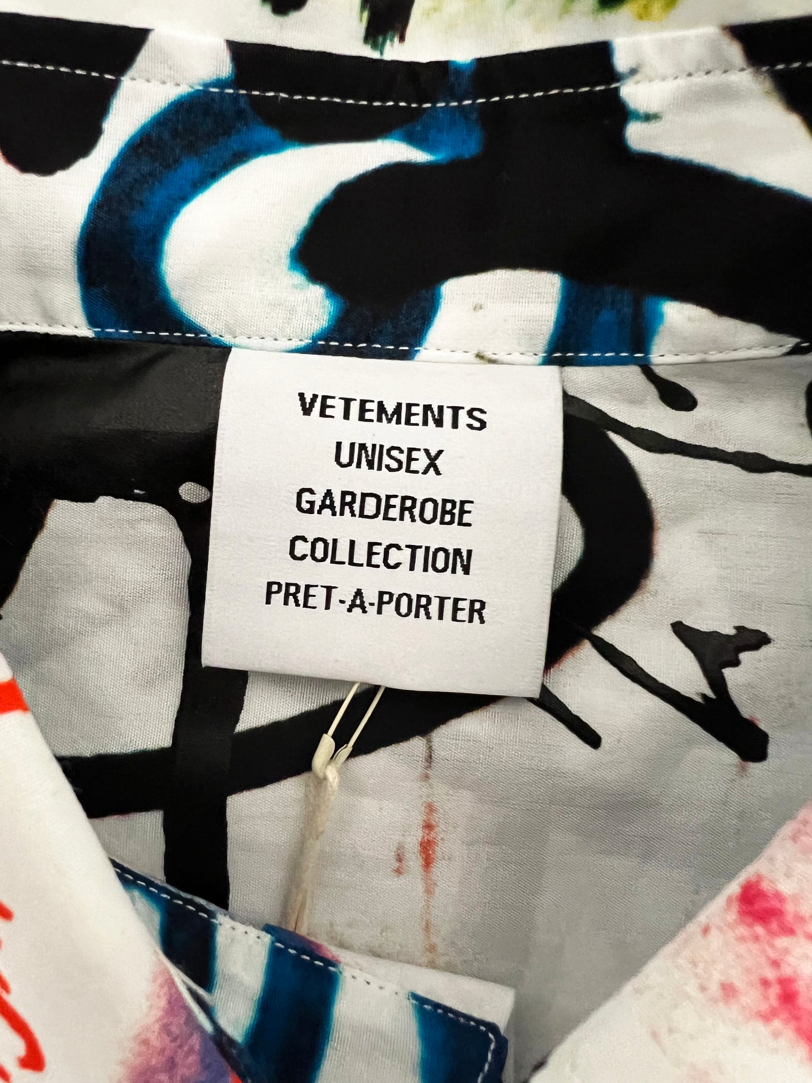 Vetement Graffiti Shirt Size Medium