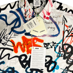 Vetement Graffiti Shirt Size Medium