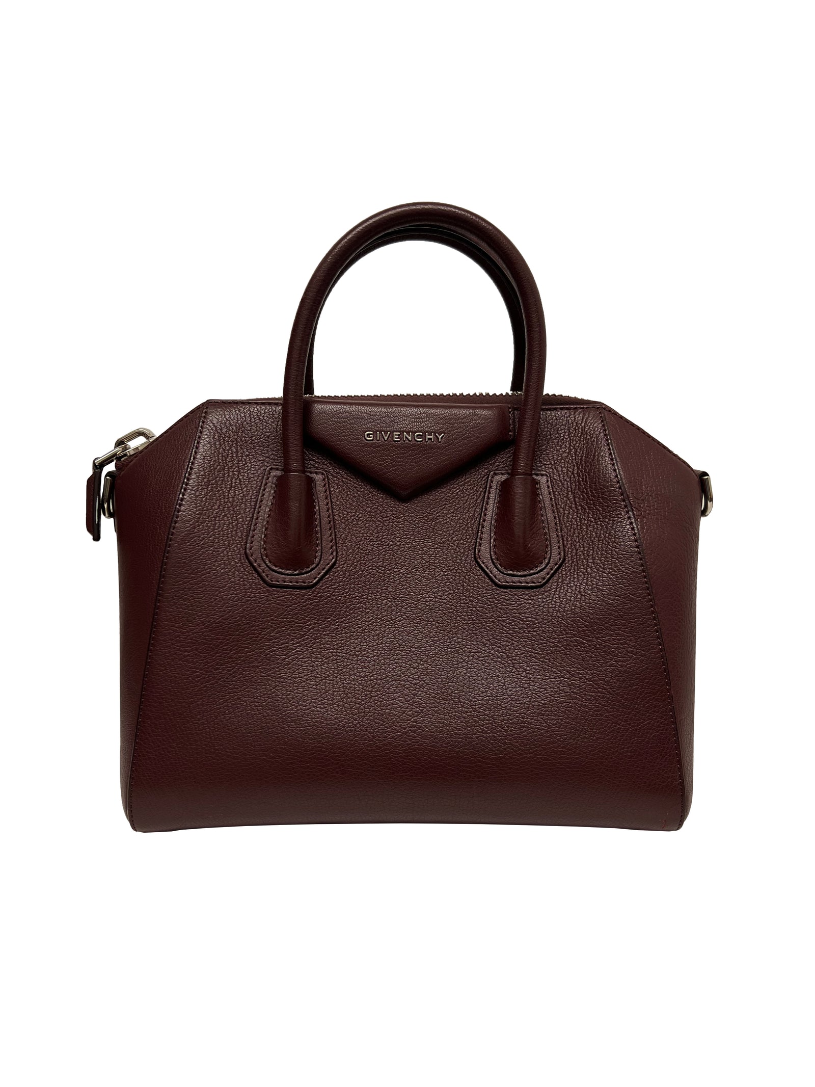 Givenchy Antigona Small Oxblood Top Handle