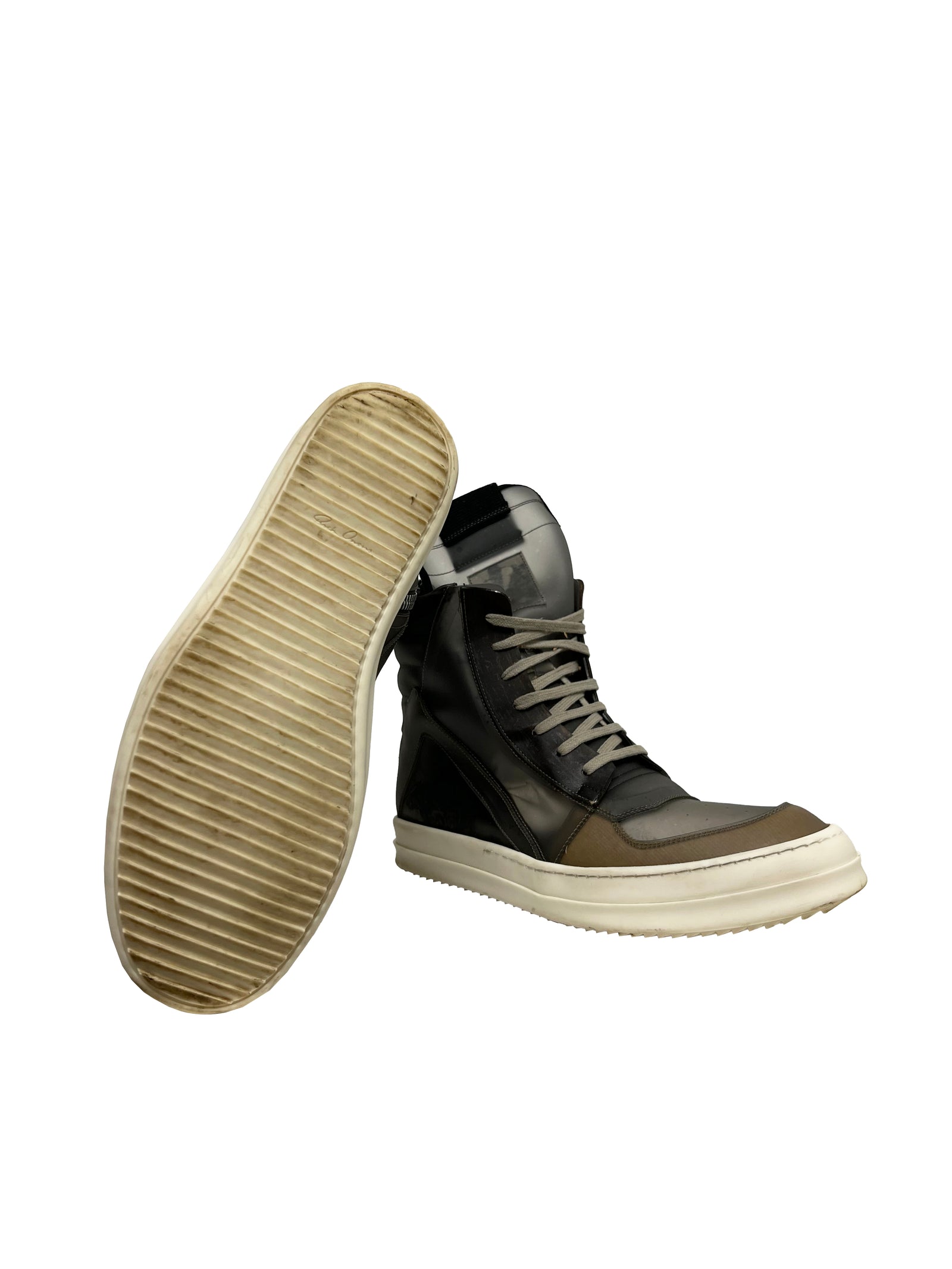 Rick Owens PVC Transparent Geobasket Size 10