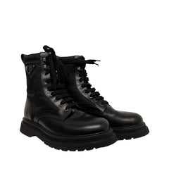 Prada Re-Nylon Technical Combat Boot Size 10.5
