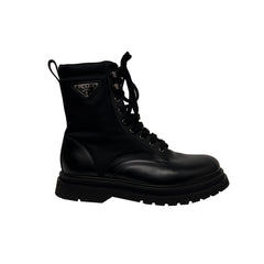 Prada Re-Nylon Technical Combat Boot Size 10.5