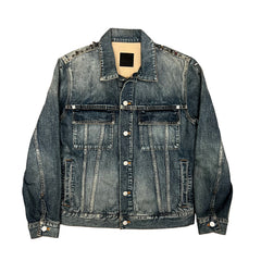 Givenchy Spiked Jean Jacket Size Medium
