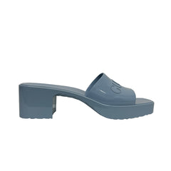 Gucci Rubber Pumps Baby Blue Size 42