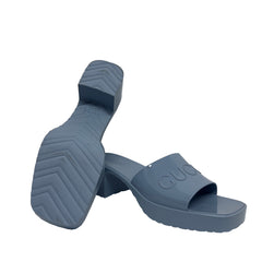 Gucci Rubber Pumps Baby Blue Size 42