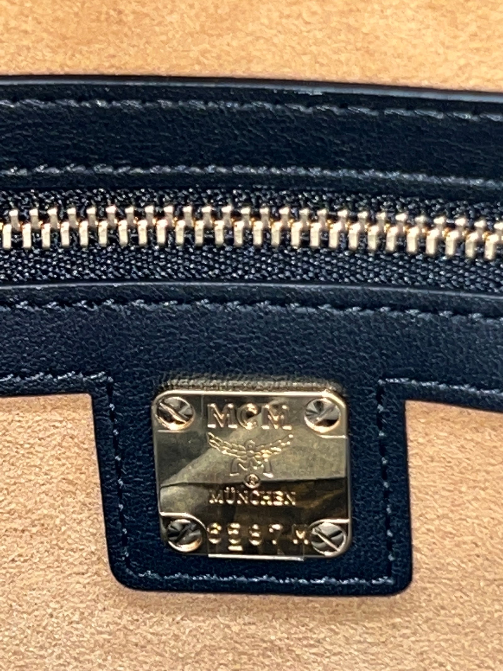 MCM Cubic Monogram Jacquard Shopper Tote