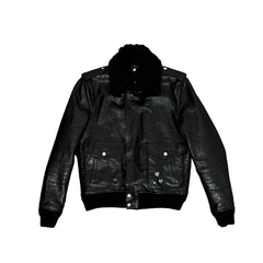 Saint Laurent Sherpa Aviators Leather Jacket Size Small
