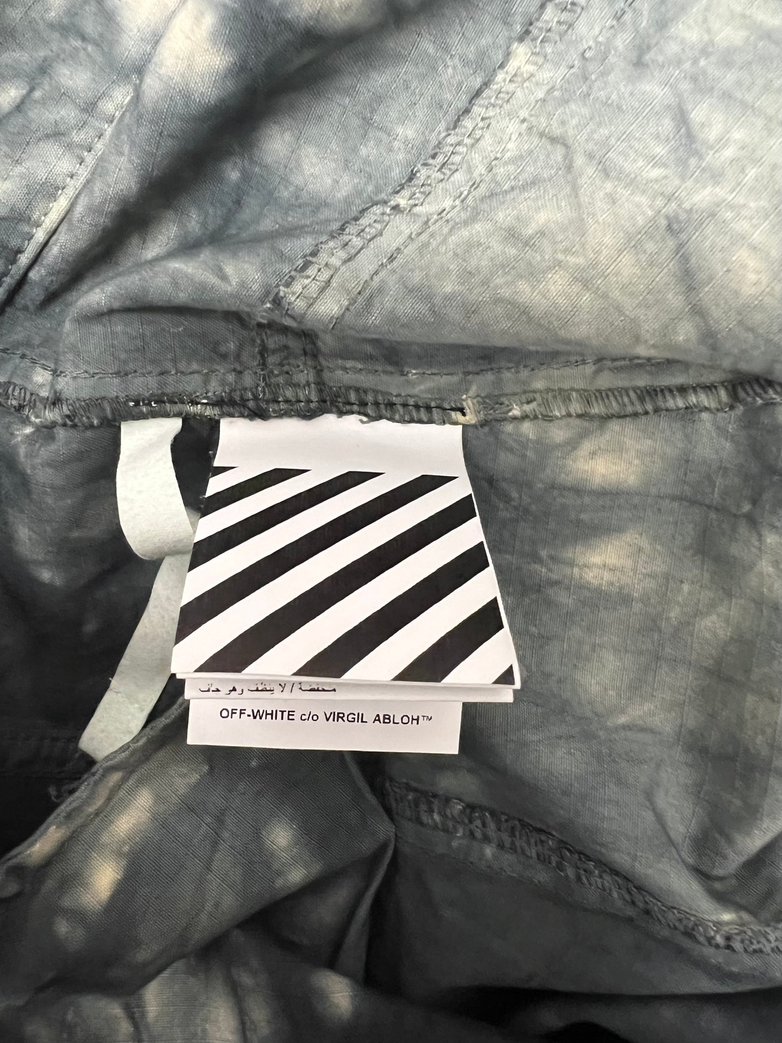 Off-White Tie-Dye Cargo Pants Size 34