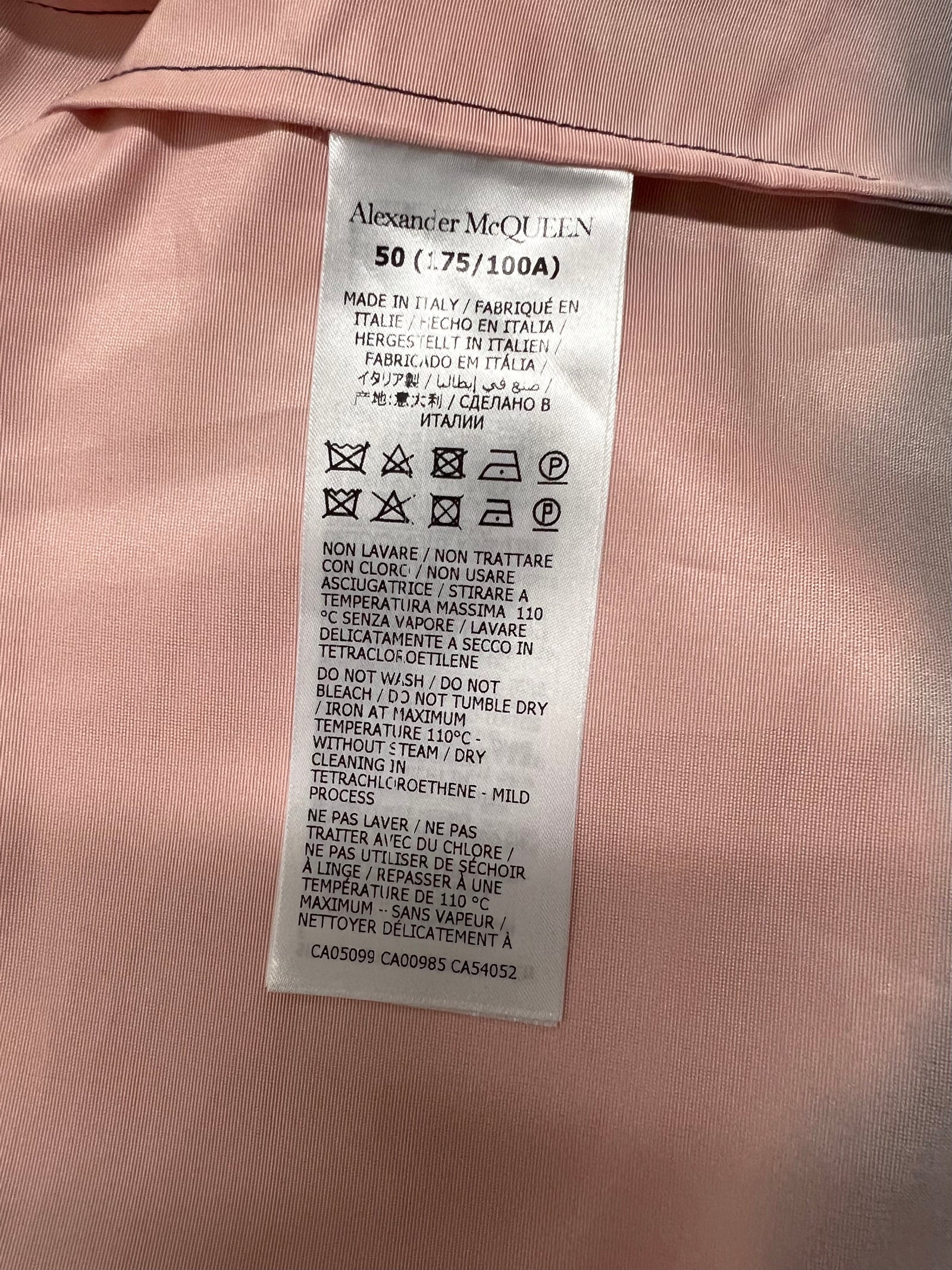 Alexander McQueen Jacket Size Large