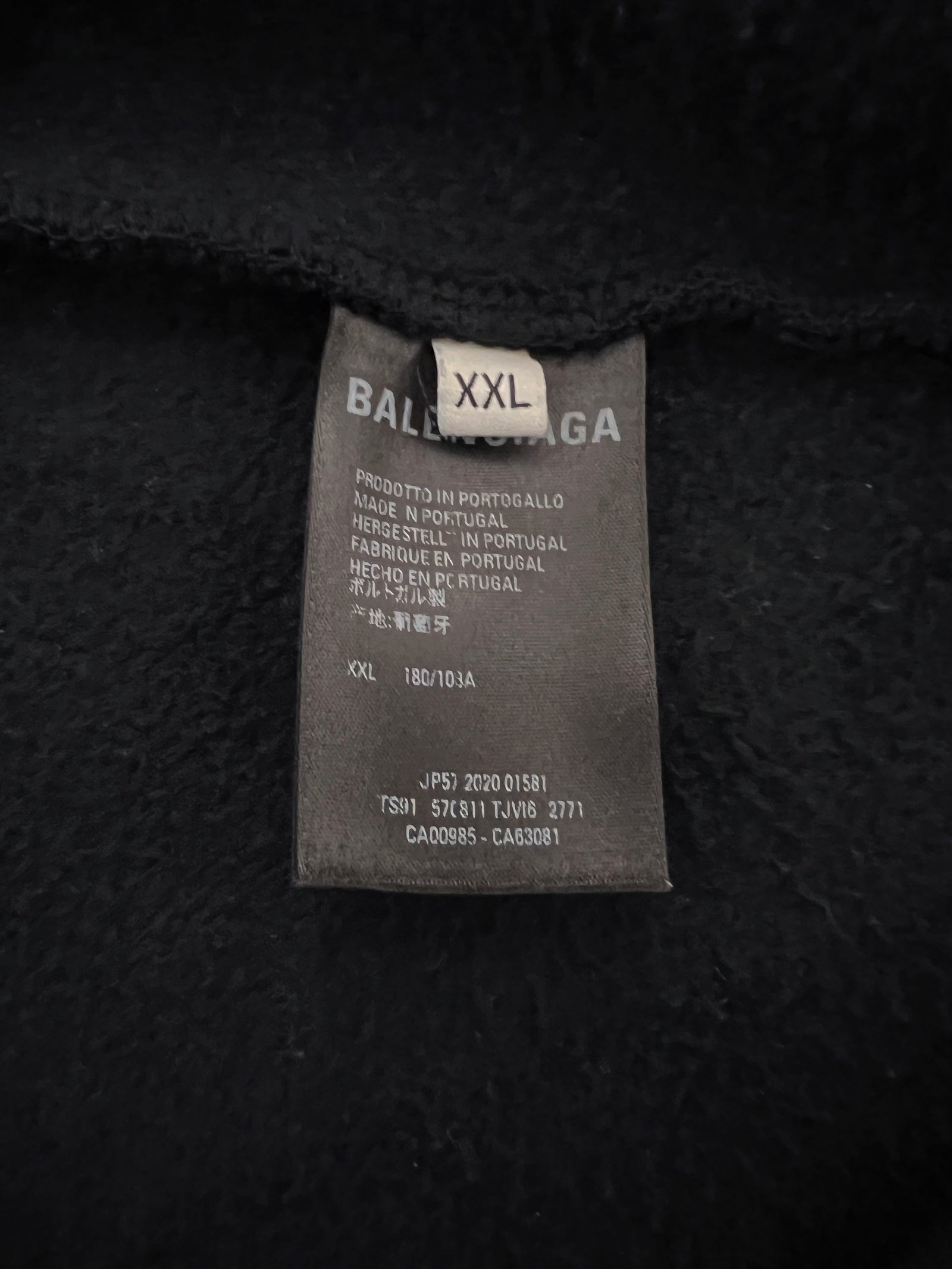 Balenciaga Rainbow Language Hoodie Size 2X-Large