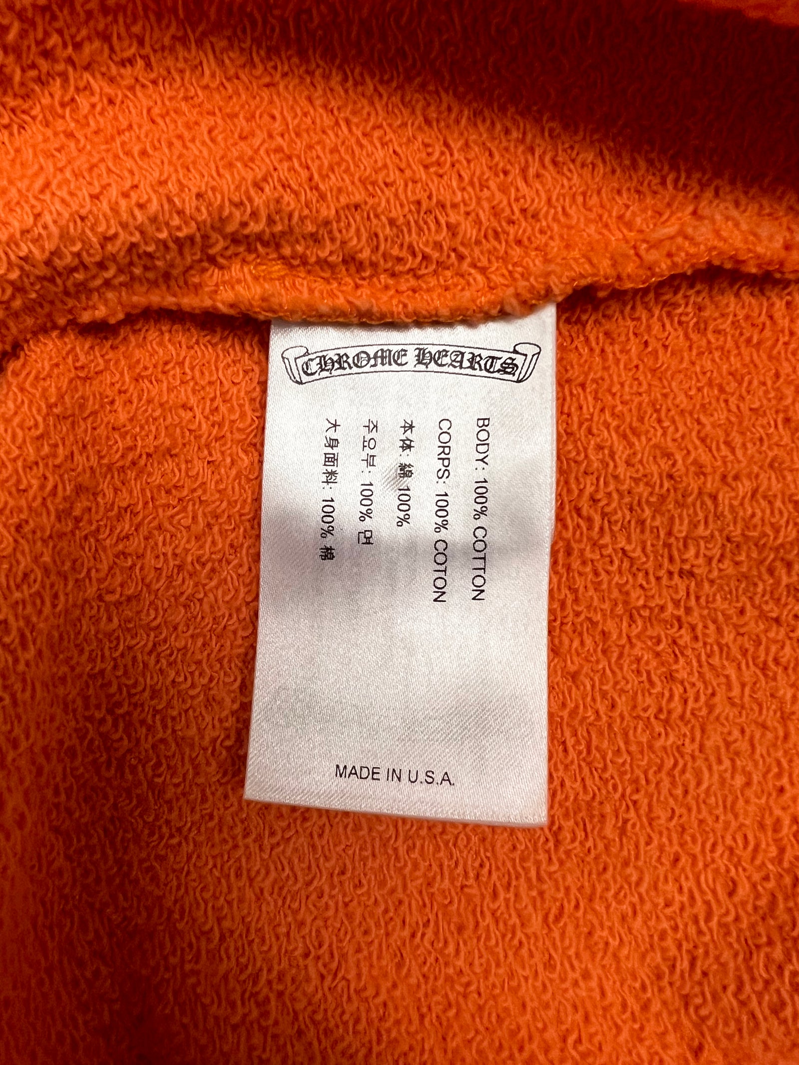 Chrome Hearts Matty Boy Orange Crewneck Size 2X-Large