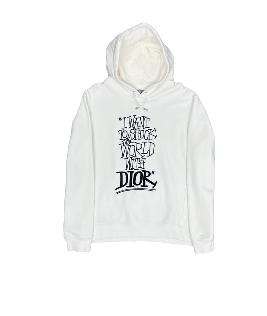 Dior 'I want to shock the world' Hoodie Size 2X-Large