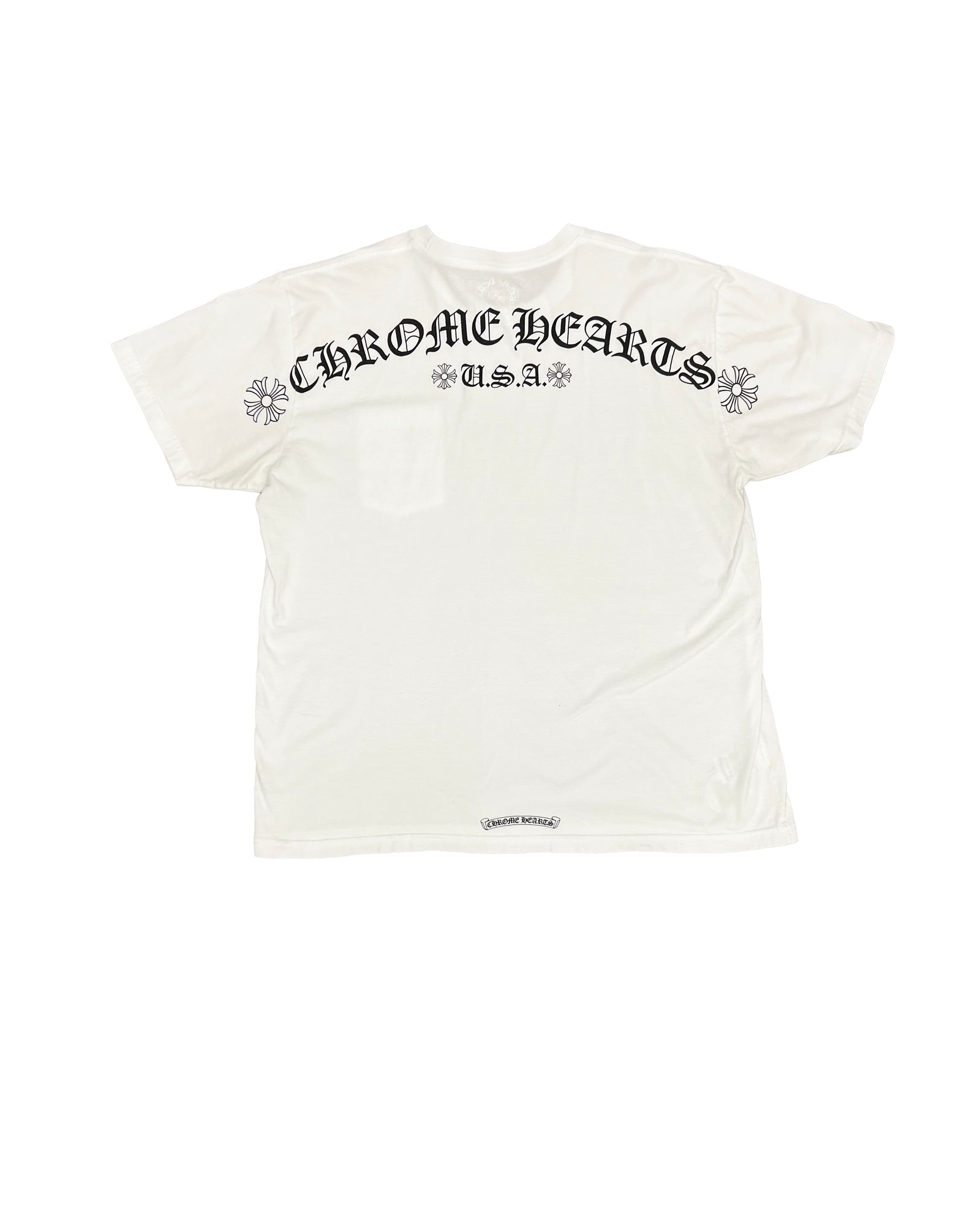 Chrome Hearts Back Spellout Logo 2XL T-Shirt