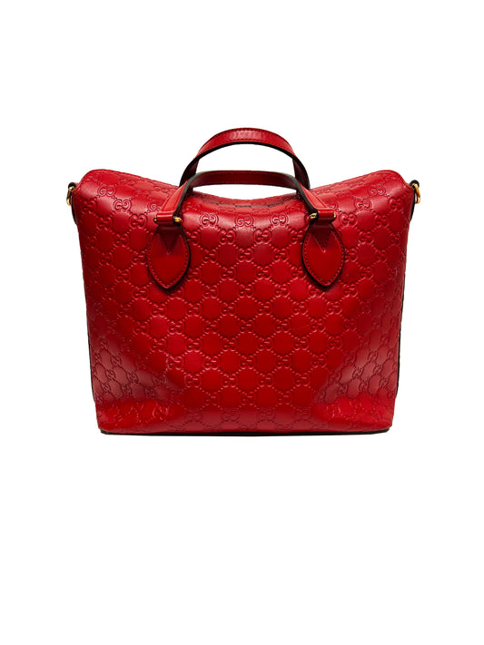 Gucci Red Bucket Style Purse