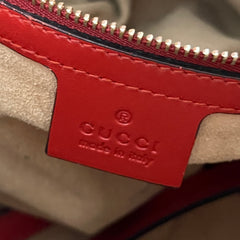 Gucci Red Bucket Style Purse