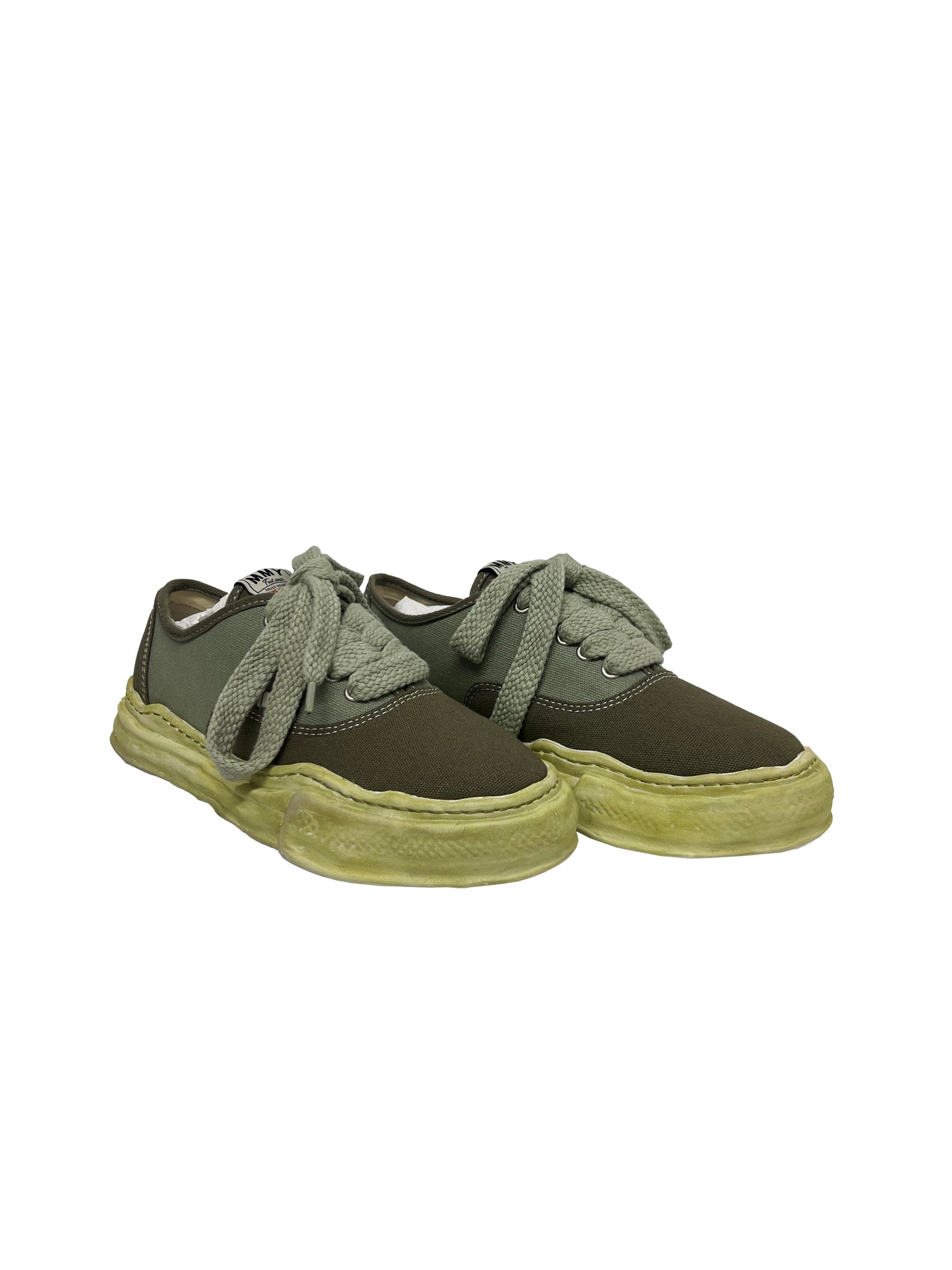 Maison Mihara Yasuhiro Baker Over Dyed Canvas Low Size 10