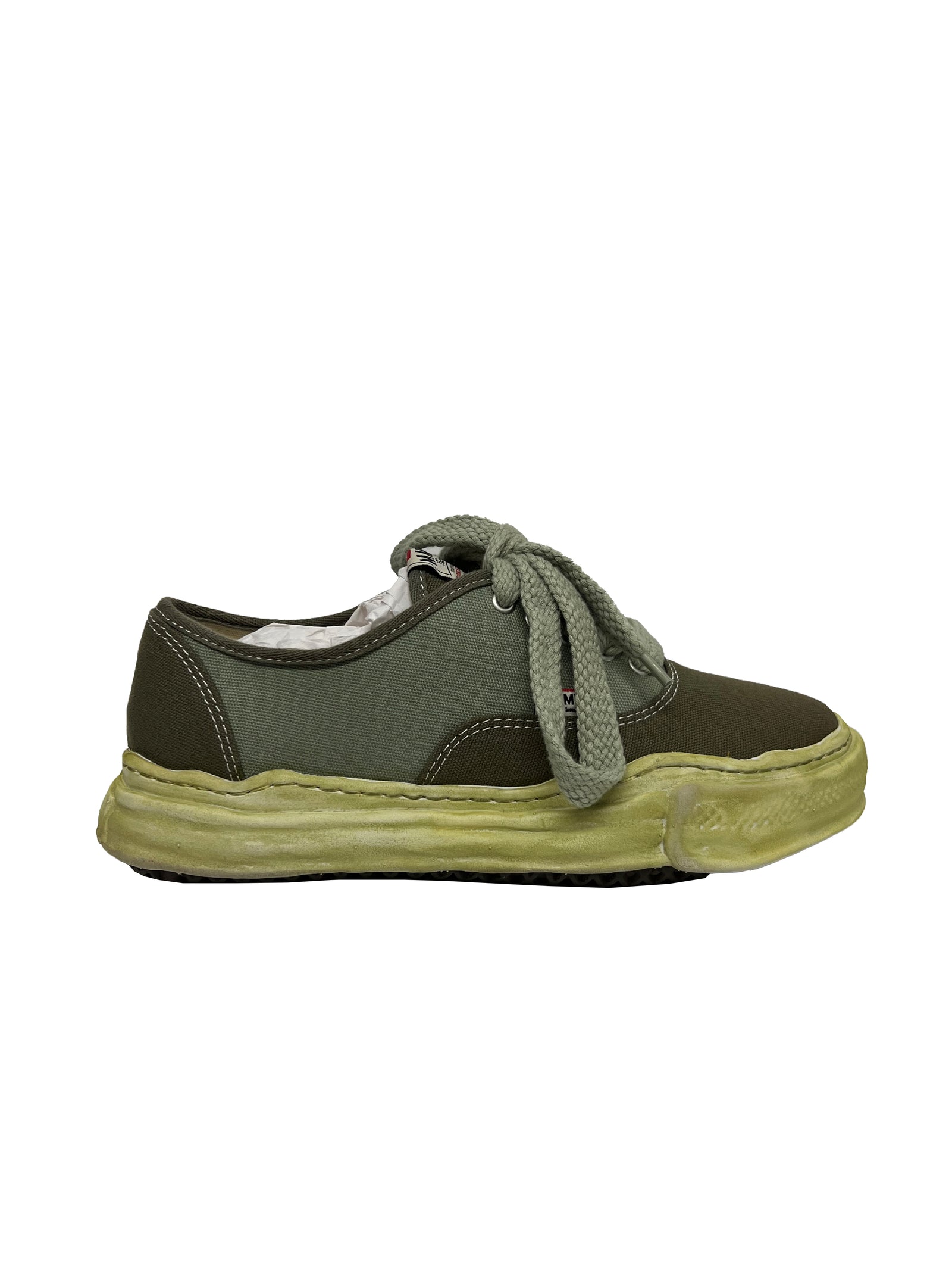 Maison Mihara Yasuhiro Baker Over Dyed Canvas Low Size 10