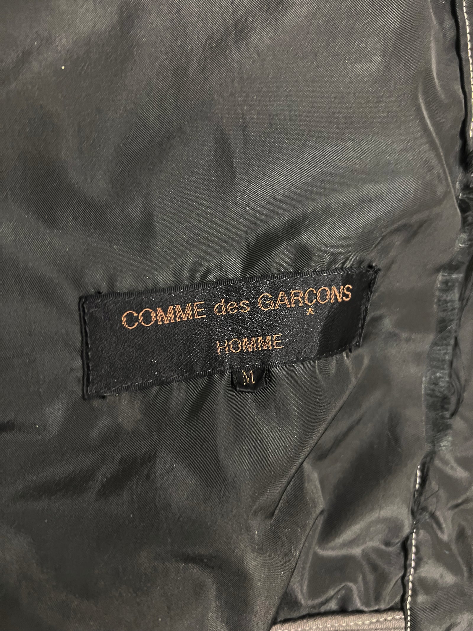 Comme Des Garcons Homme AW 91 Archive Bomber Jacket Size M