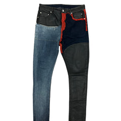 Rick Owens Tyrone Patchwork Jeans Size 33