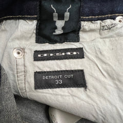 Rick Owens Tyrone Patchwork Jeans Size 33