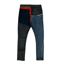 Rick Owens Tyrone Patchwork Jeans Size 33