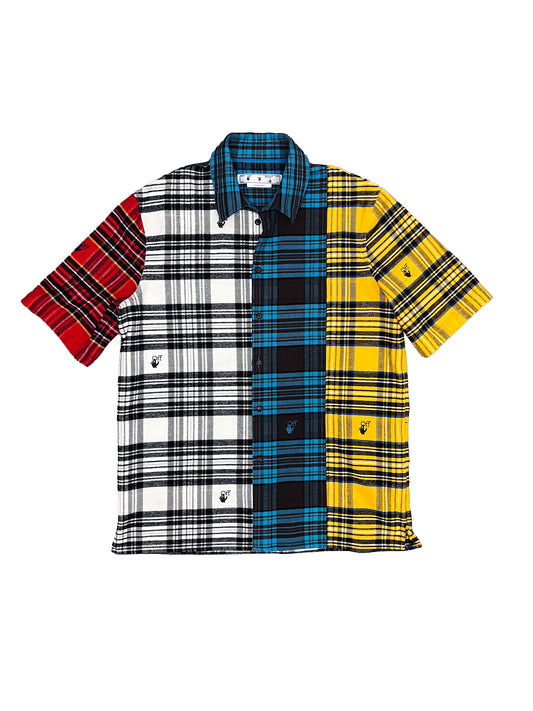 Off-White Seasonal Patchwork Flannel Size Large